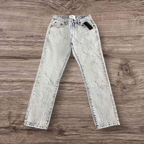 One x Teaspoon Awesome Baggies High Waist Straight Jeans - Florence Painted 28 - Picture 2 of 8